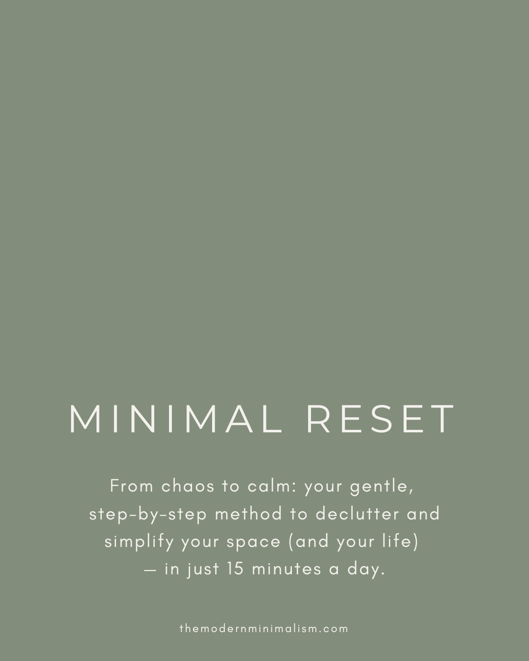MINIMAL RESET