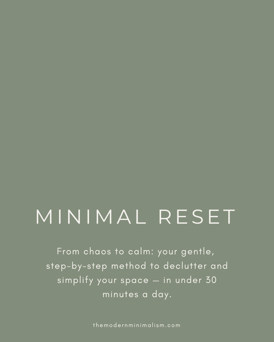 MINIMAL RESET