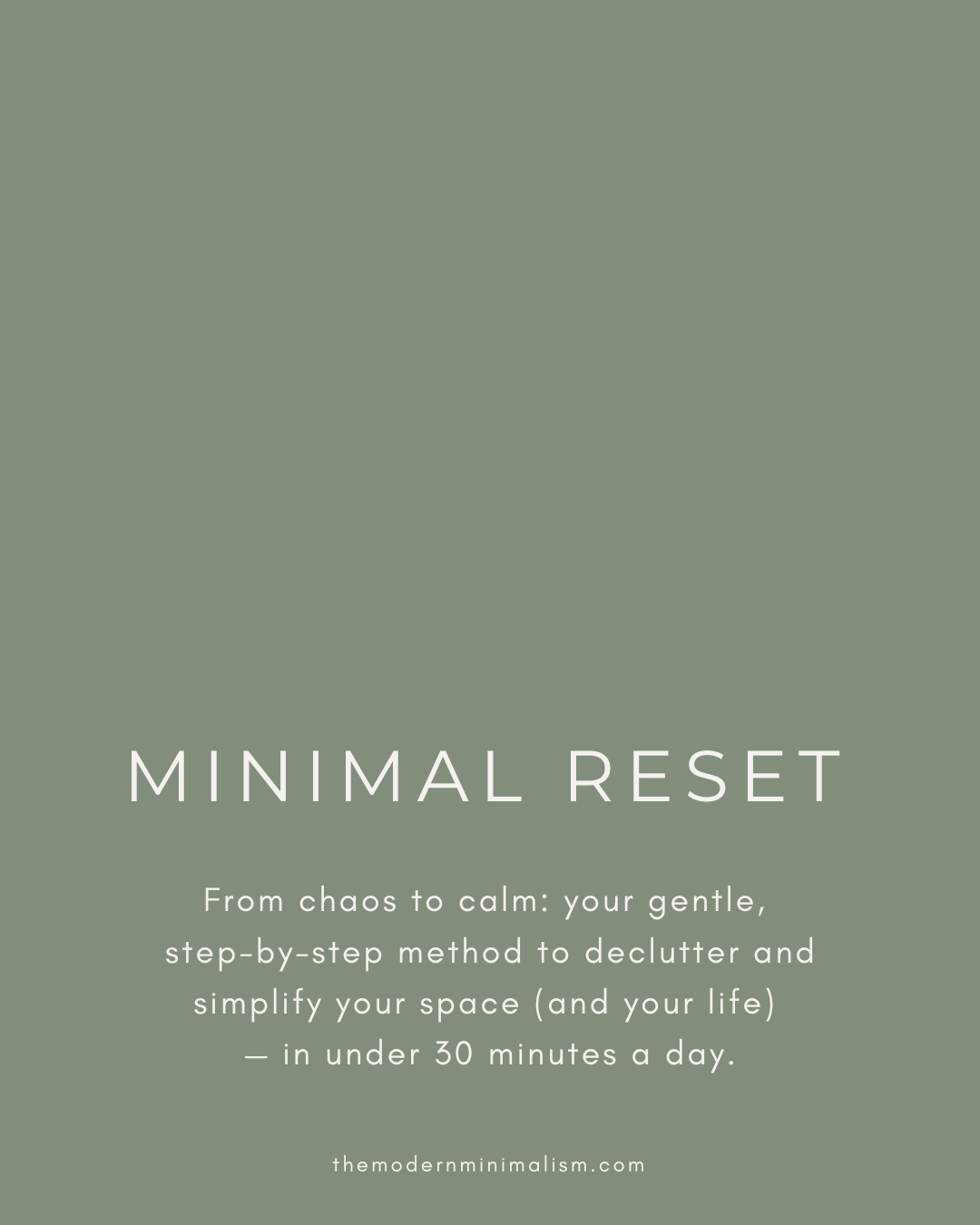 MINIMAL RESET